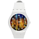 Skyline-light-rays-gloss-upgrade Round Plastic Sport Watch (M) Front