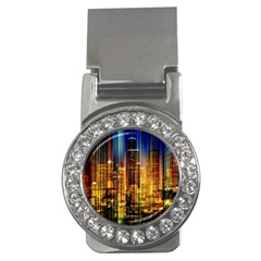 Skyline-light-rays-gloss-upgrade Money Clips (cz)  by Jancukart