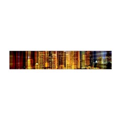 Skyline-light-rays-gloss-upgrade Flano Scarf (mini) by Jancukart