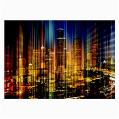 Skyline-light-rays-gloss-upgrade Large Glasses Cloth by Jancukart