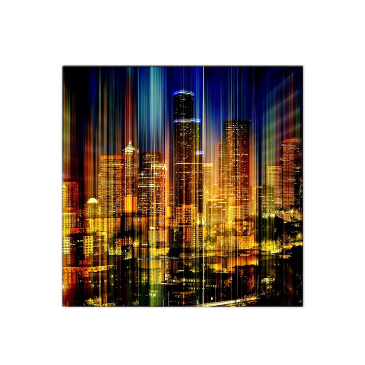 Skyline-light-rays-gloss-upgrade Satin Bandana Scarf 22  x 22 