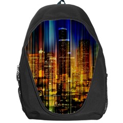 Skyline-light-rays-gloss-upgrade Backpack Bag by Jancukart