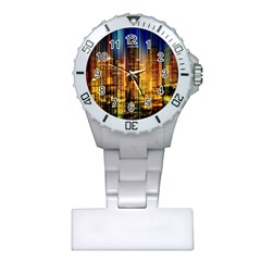 Skyline-light-rays-gloss-upgrade Plastic Nurses Watch by Jancukart