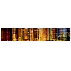 Skyline-light-rays-gloss-upgrade Large Flano Scarf  by Jancukart