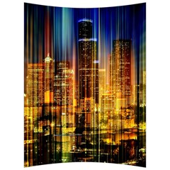 Skyline-light-rays-gloss-upgrade Back Support Cushion by Jancukart