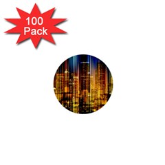 Skyline-light-rays-gloss-upgrade 1  Mini Buttons (100 Pack)  by Jancukart