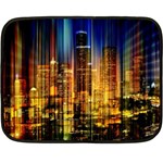 Skyline-light-rays-gloss-upgrade Fleece Blanket (Mini) 35 x27  Blanket