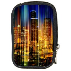 Skyline-light-rays-gloss-upgrade Compact Camera Leather Case by Jancukart