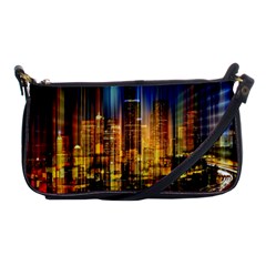 Skyline-light-rays-gloss-upgrade Shoulder Clutch Bag by Jancukart