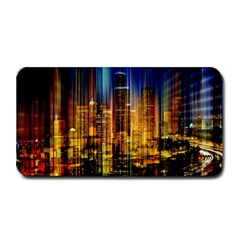 Skyline-light-rays-gloss-upgrade Medium Bar Mats by Jancukart