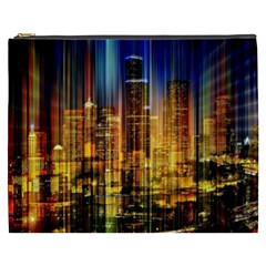 Skyline-light-rays-gloss-upgrade Cosmetic Bag (xxxl) by Jancukart