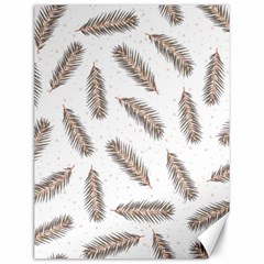 Christmas-seamless-pattern-with-gold-fir-branches Canvas 12  X 16 