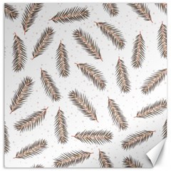 Christmas-seamless-pattern-with-gold-fir-branches Canvas 20  X 20  by nate14shop