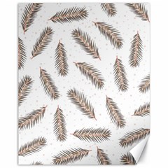 Christmas-seamless-pattern-with-gold-fir-branches Canvas 11  X 14  by nate14shop