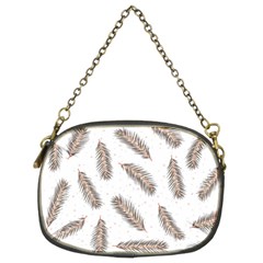 Christmas-seamless-pattern-with-gold-fir-branches Chain Purse (two Sides) by nate14shop