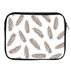 Christmas-seamless-pattern-with-gold-fir-branches Apple Ipad 2/3/4 Zipper Cases by nate14shop