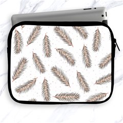 Christmas-seamless-pattern-with-gold-fir-branches Apple Ipad 2/3/4 Zipper Cases by nate14shop