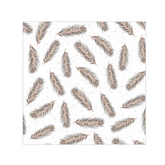 Christmas-seamless-pattern-with-gold-fir-branches Square Satin Scarf (30  X 30 ) by nate14shop