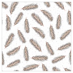 Christmas-seamless-pattern-with-gold-fir-branches Lightweight Scarf  by nate14shop