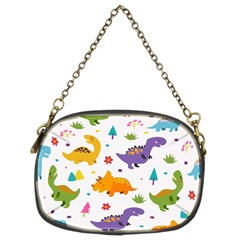 Dinosaurs-seamless-pattern-kids 003 Chain Purse (two Sides) by nate14shop