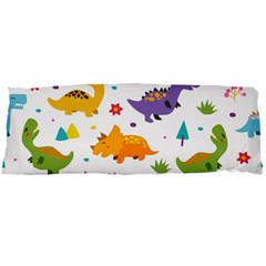 Dinosaurs-seamless-pattern-kids 003 Body Pillow Case Dakimakura (two Sides) by nate14shop