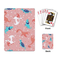 Dinosaurs-seamless-pattern-kids Playing Cards Single Design (rectangle) by nate14shop