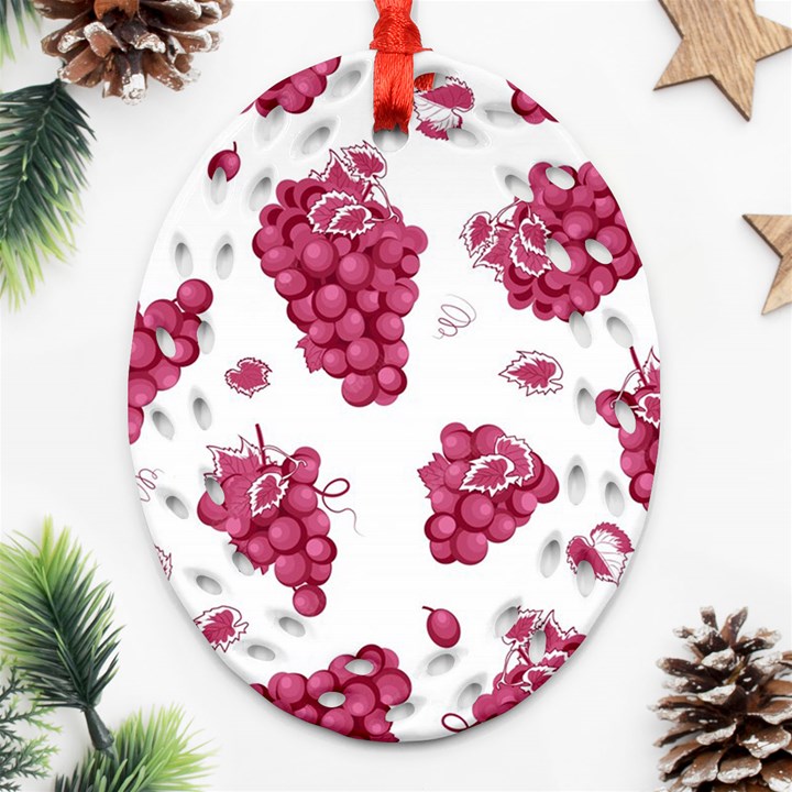 Grape-bunch-seamless-pattern-white-background-with-leaves 001 Ornament (Oval Filigree)