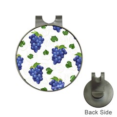 Grape-bunch-seamless-pattern-white-background-with-leaves Hat Clips With Golf Markers