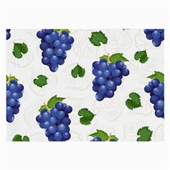 Grape-bunch-seamless-pattern-white-background-with-leaves Large Glasses Cloth (2 Sides) by nate14shop