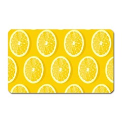 Lemon-fruits-slice-seamless-pattern Magnet (rectangular) by nate14shop