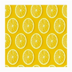 Lemon-fruits-slice-seamless-pattern Medium Glasses Cloth by nate14shop