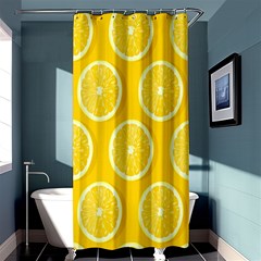 Lemon-fruits-slice-seamless-pattern Shower Curtain 36  X 72  (stall)  by nate14shop