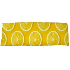 Lemon-fruits-slice-seamless-pattern Body Pillow Case Dakimakura (two Sides) by nate14shop