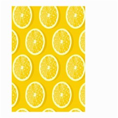 Lemon-fruits-slice-seamless-pattern Small Garden Flag (two Sides) by nate14shop