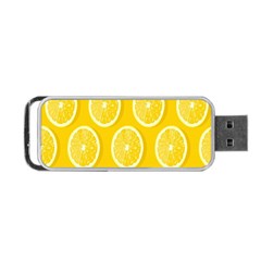 Lemon-fruits-slice-seamless-pattern Portable Usb Flash (two Sides) by nate14shop