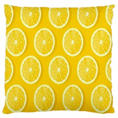 Lemon-fruits-slice-seamless-pattern Standard Flano Cushion Case (one Side) by nate14shop