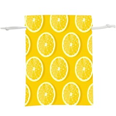 Lemon-fruits-slice-seamless-pattern  Lightweight Drawstring Pouch (xl) by nate14shop