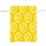 Lemon-fruits-slice-seamless-pattern  Lightweight Drawstring Pouch (XL) Front