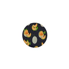 Melon-whole-slice-seamless-pattern 1  Mini Buttons by nate14shop