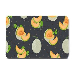 Melon-whole-slice-seamless-pattern Small Doormat  by nate14shop