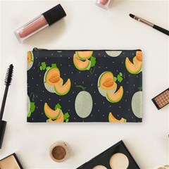 Melon-whole-slice-seamless-pattern Cosmetic Bag (medium) by nate14shop