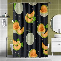 Melon-whole-slice-seamless-pattern Shower Curtain 48  X 72  (small)  by nate14shop