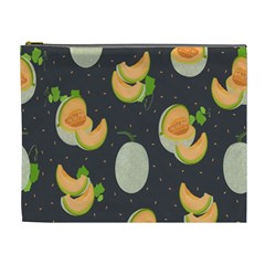 Melon-whole-slice-seamless-pattern Cosmetic Bag (xl) by nate14shop