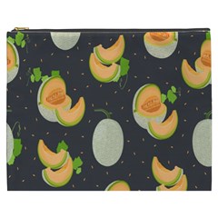 Melon-whole-slice-seamless-pattern Cosmetic Bag (xxxl) by nate14shop