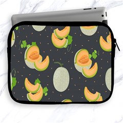 Melon-whole-slice-seamless-pattern Apple Ipad 2/3/4 Zipper Cases by nate14shop