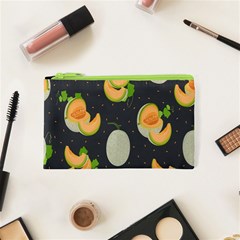 Melon-whole-slice-seamless-pattern Cosmetic Bag (xs) by nate14shop