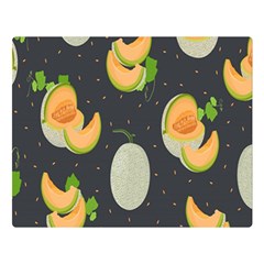 Melon-whole-slice-seamless-pattern Double Sided Flano Blanket (large)  by nate14shop