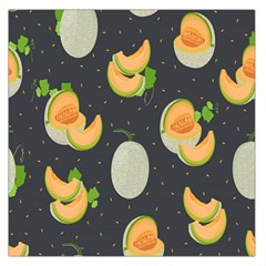 Melon-whole-slice-seamless-pattern Square Satin Scarf (36  X 36 ) by nate14shop