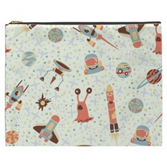 Seamless-background-with-spaceships-stars Cosmetic Bag (xxxl) by nate14shop