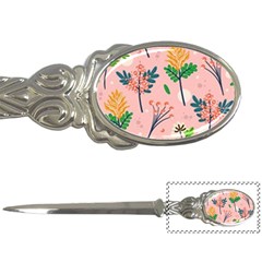 Seamless-floral-pattern 001 Letter Opener by nate14shop